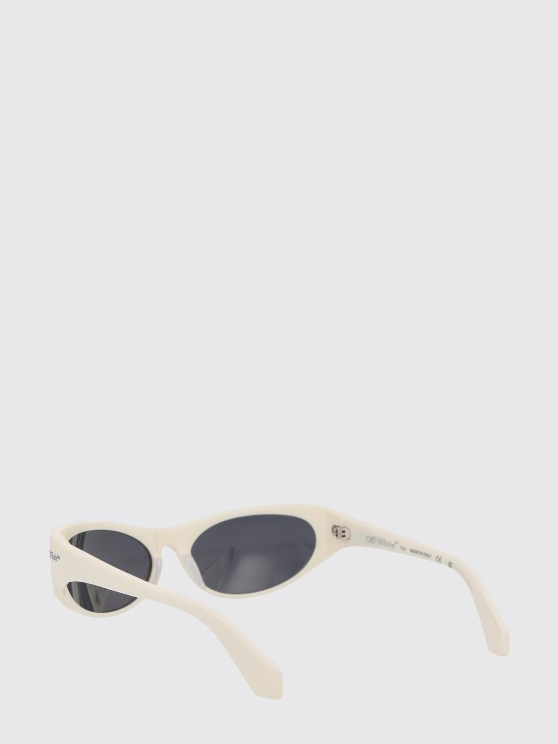 OFF-WHITE OCCHIALI DA SOLE: Occhiali da sole Napoli Off-White in acetato , Bianco - Img 3