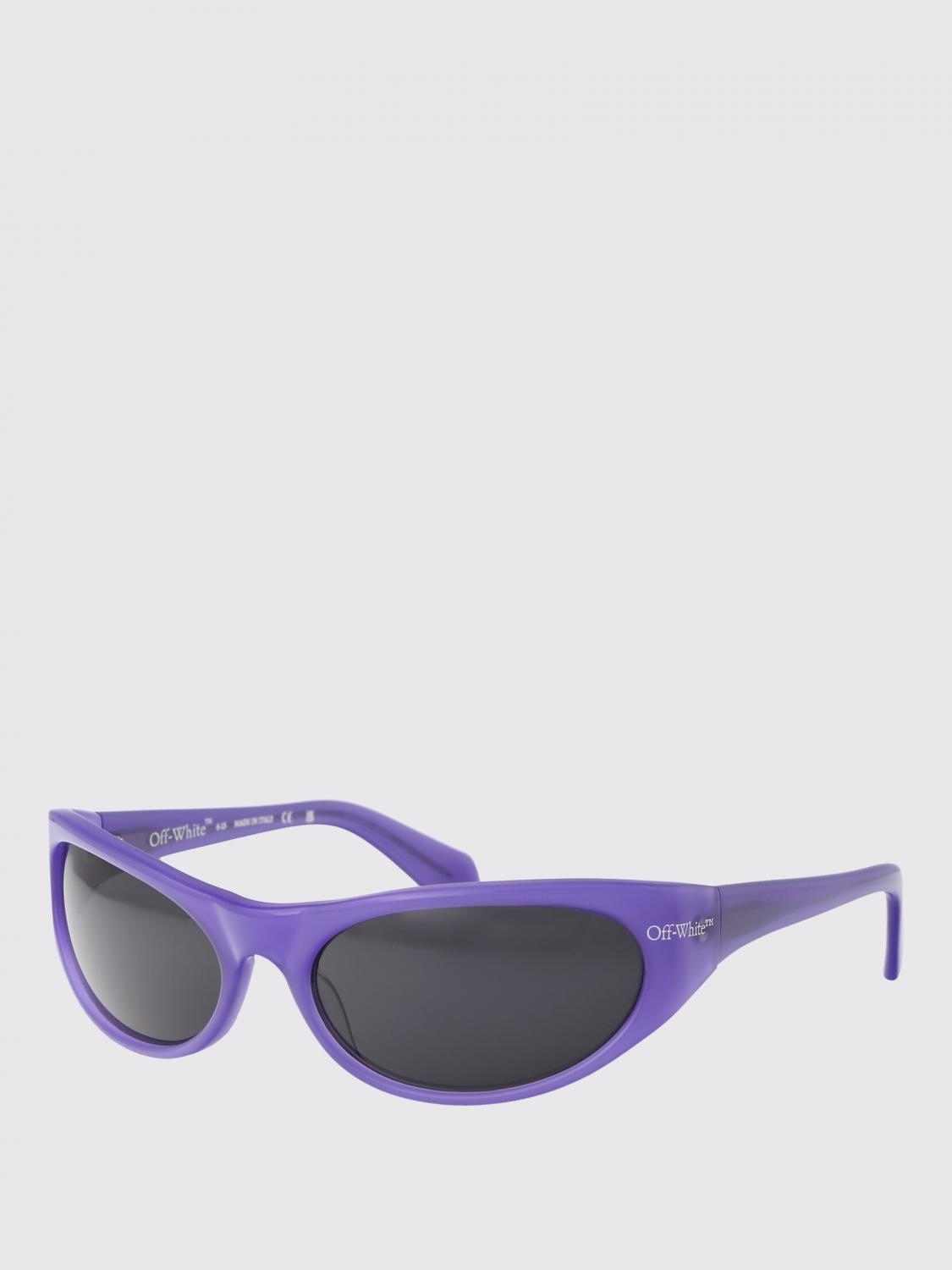 OFF-WHITE GAFAS DE SOL: Gafas de sol Napoli Off-White de acetato, Violeta - Img 1