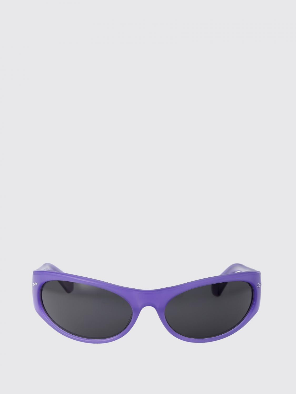 OFF-WHITE GAFAS DE SOL: Gafas de sol Napoli Off-White de acetato, Violeta - Img 2