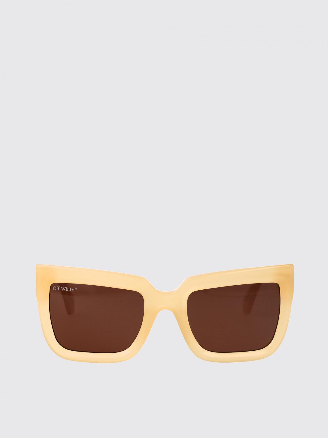 OFF-WHITE OCCHIALI DA SOLE: Occhiali da sole Firenze Off-White in acetato , Beige - Img 2