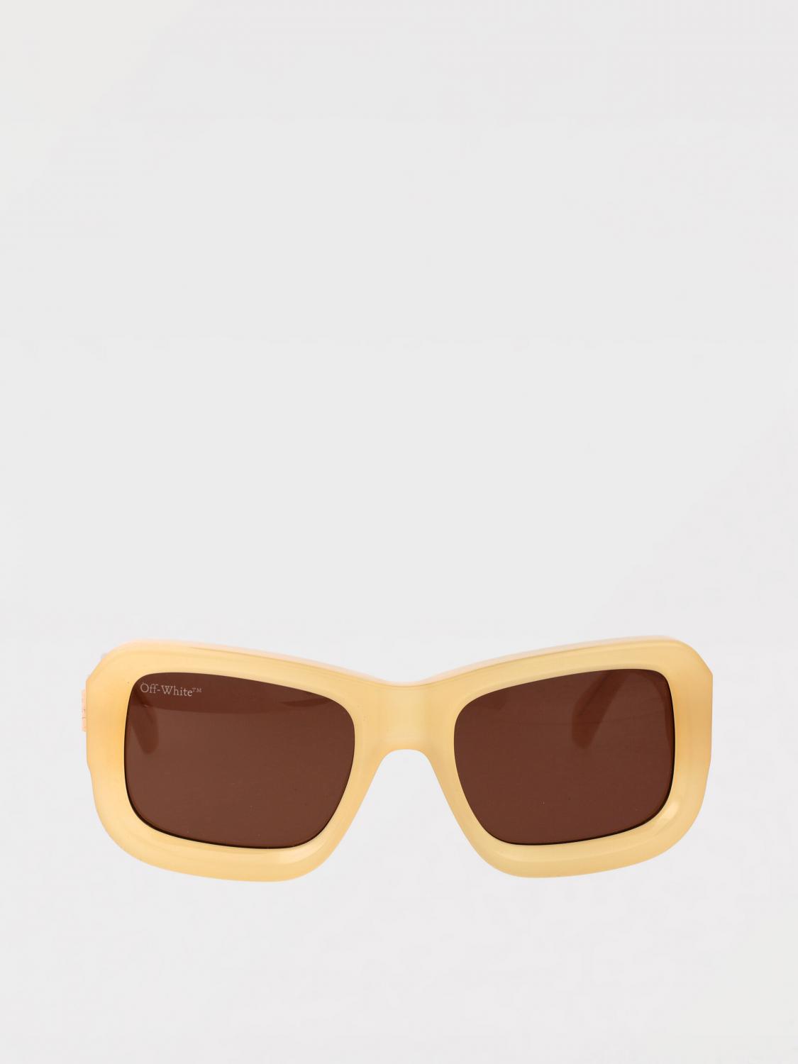 OFF-WHITE OCCHIALI DA SOLE: Occhiali da sole Verona Off-White in acetato , Beige - Img 2