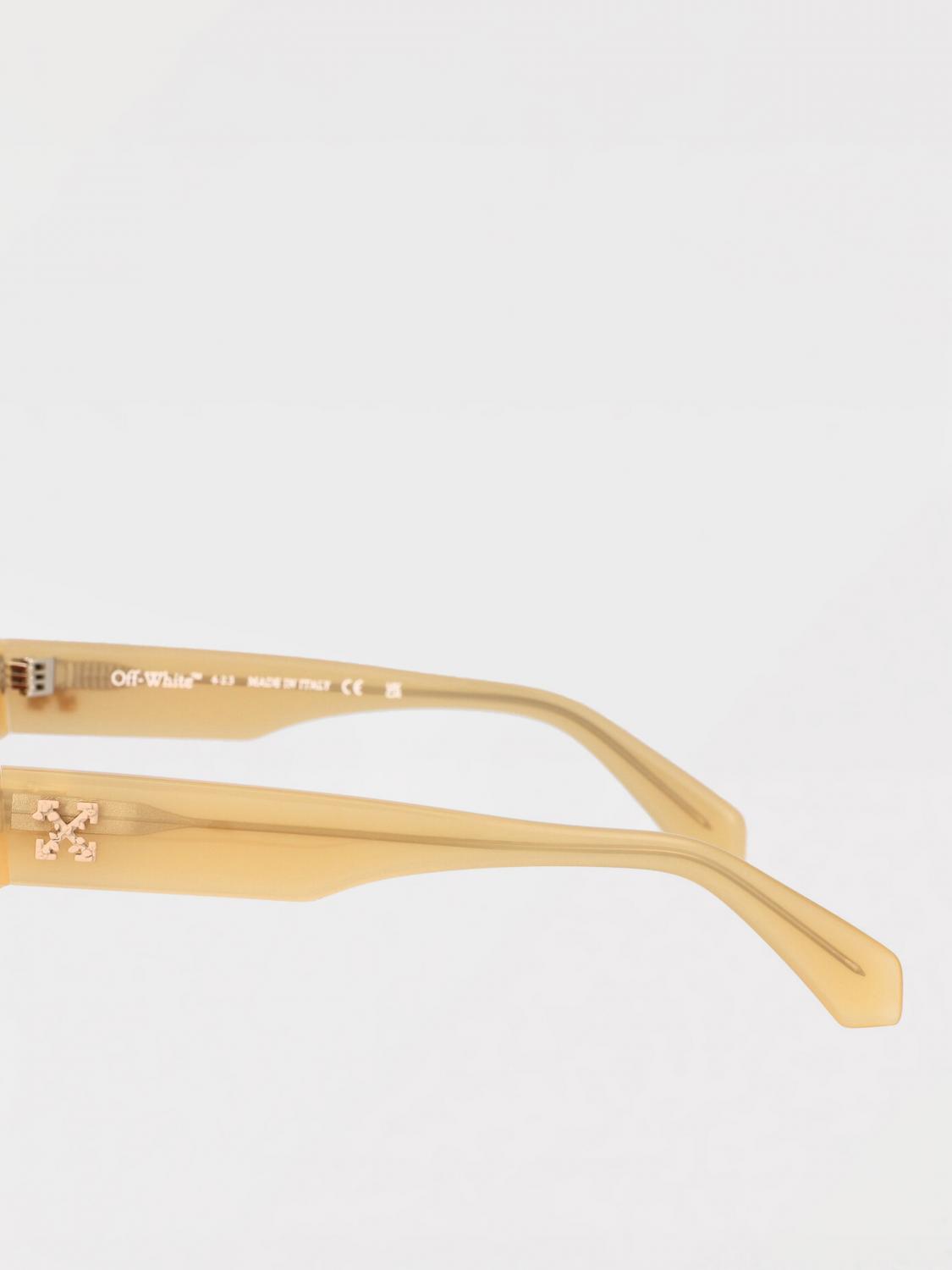 OFF-WHITE OCCHIALI DA SOLE: Occhiali da sole Verona Off-White in acetato , Beige - Img 4