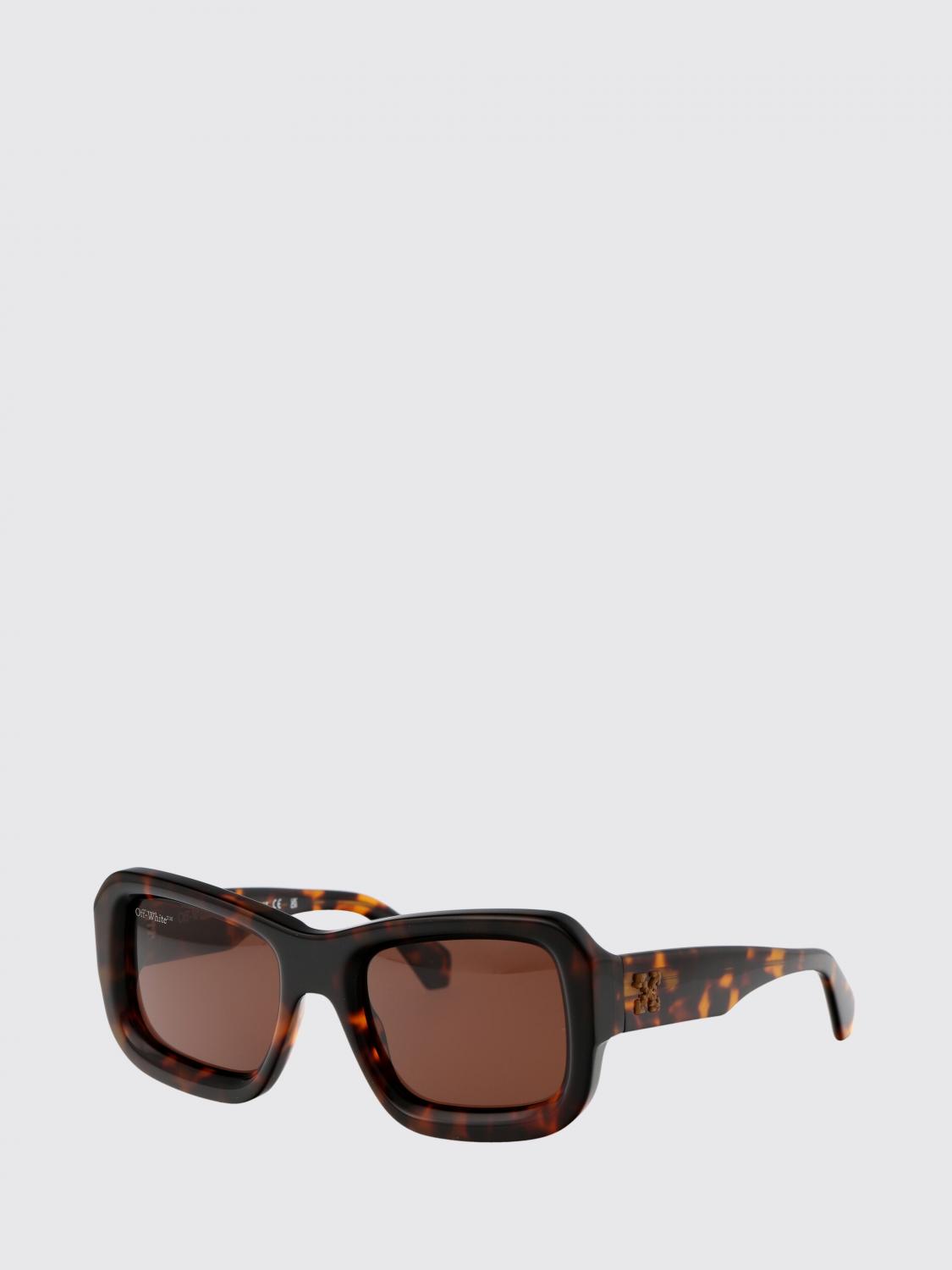 OFF-WHITE GAFAS DE SOL: Gafas de sol Verona Off-White de acetato, Marrón - Img 1