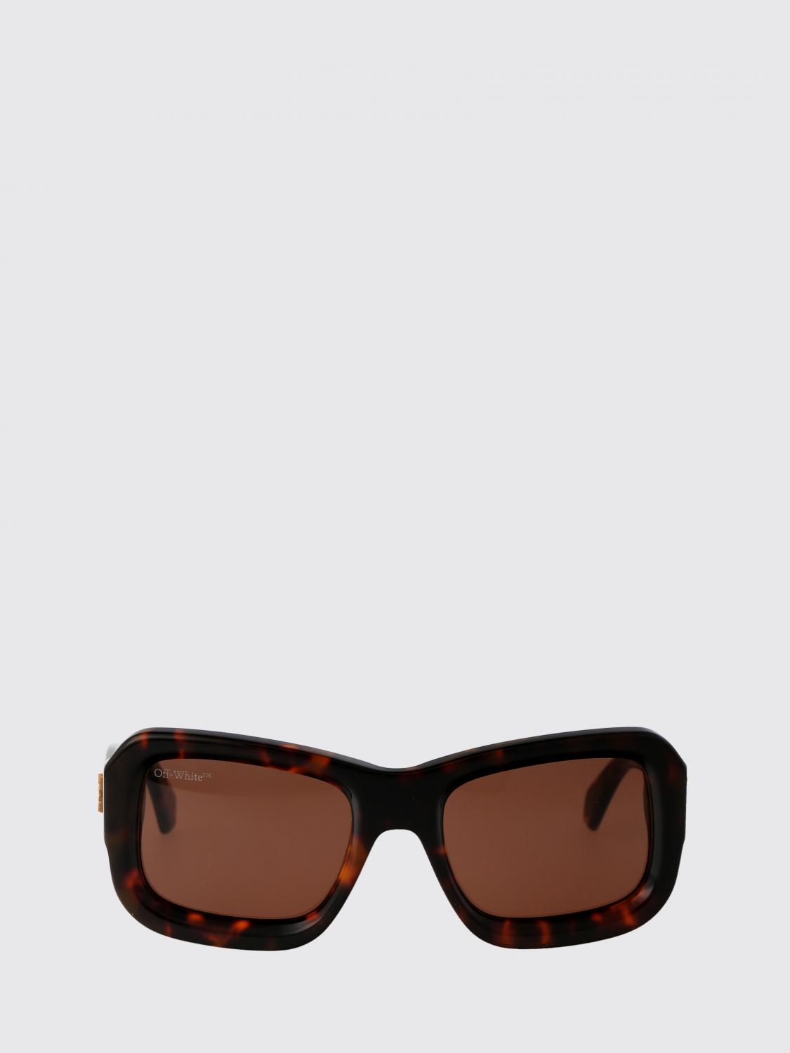 OFF-WHITE GAFAS DE SOL: Gafas de sol Verona Off-White de acetato, Marrón - Img 2