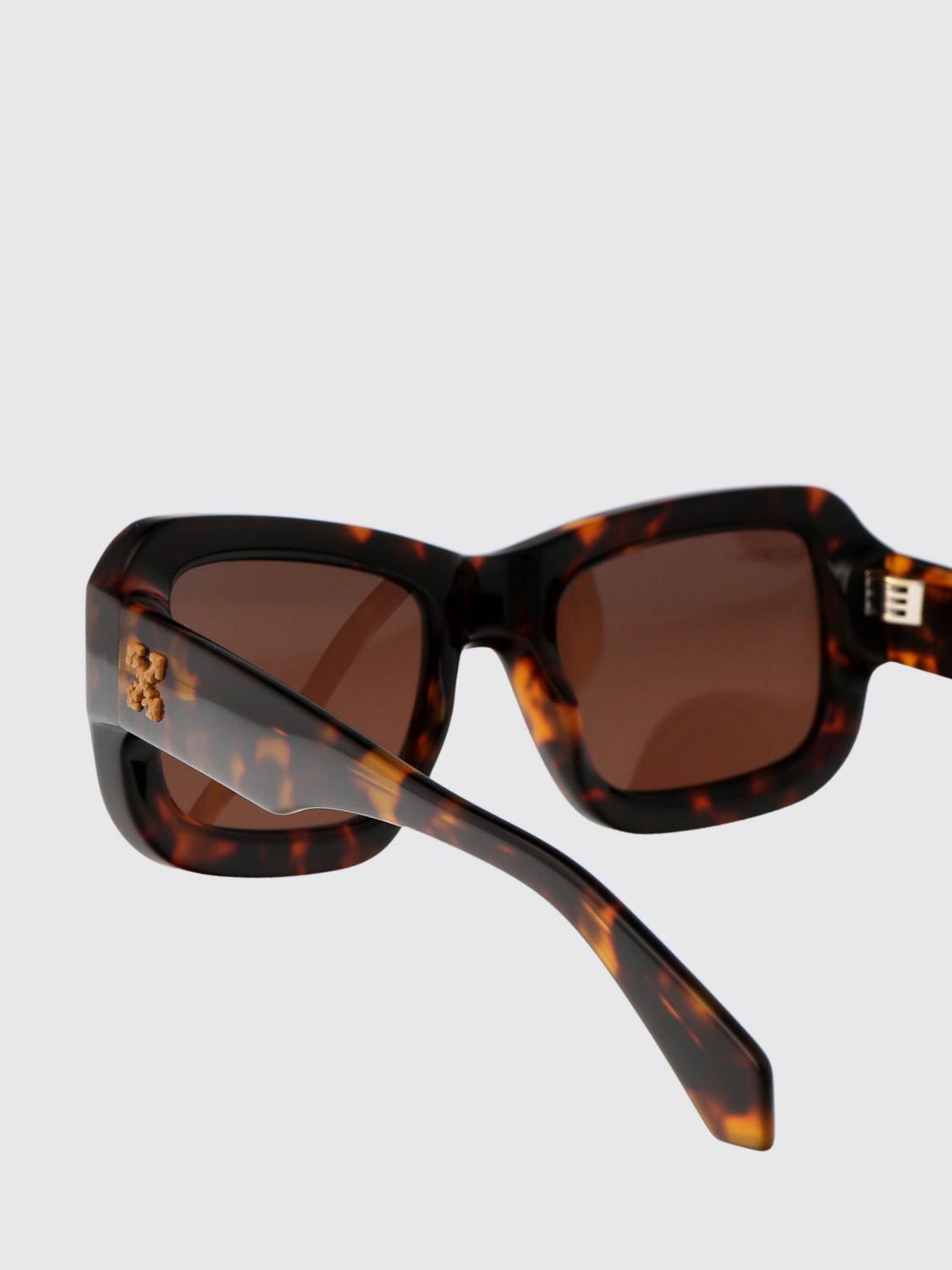 OFF-WHITE GAFAS DE SOL: Gafas de sol Verona Off-White de acetato, Marrón - Img 4