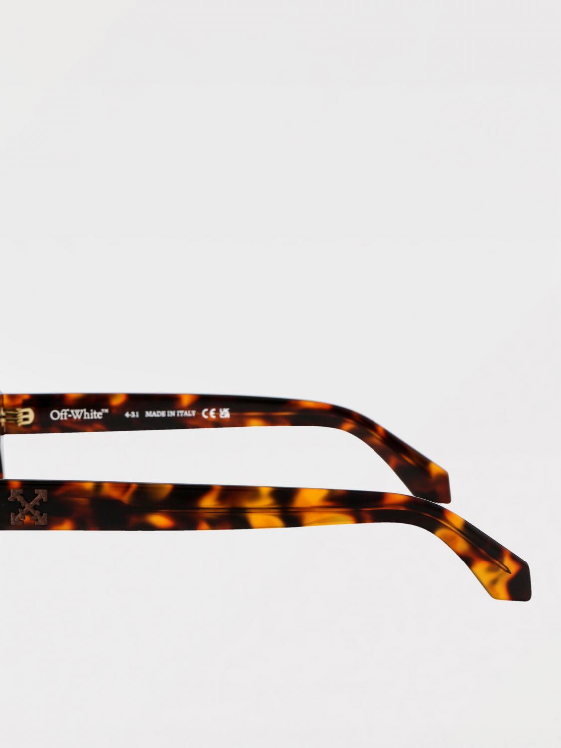 OFF-WHITE GAFAS DE SOL: Gafas de sol Venezia Off-White de acetato, Marrón - Img 4