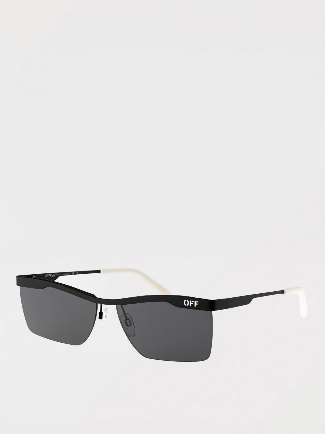 OFF-WHITE OCCHIALI DA SOLE: Occhiali da sole Rimini Off-White in metallo , Nero - Img 1