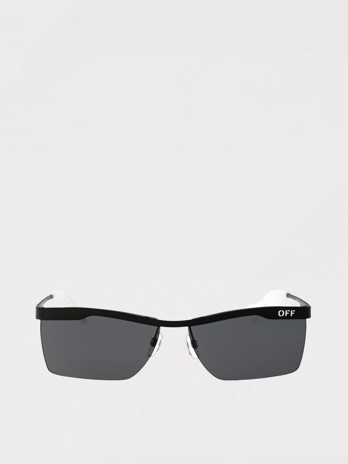 OFF-WHITE OCCHIALI DA SOLE: Occhiali da sole Rimini Off-White in metallo , Nero - Img 2