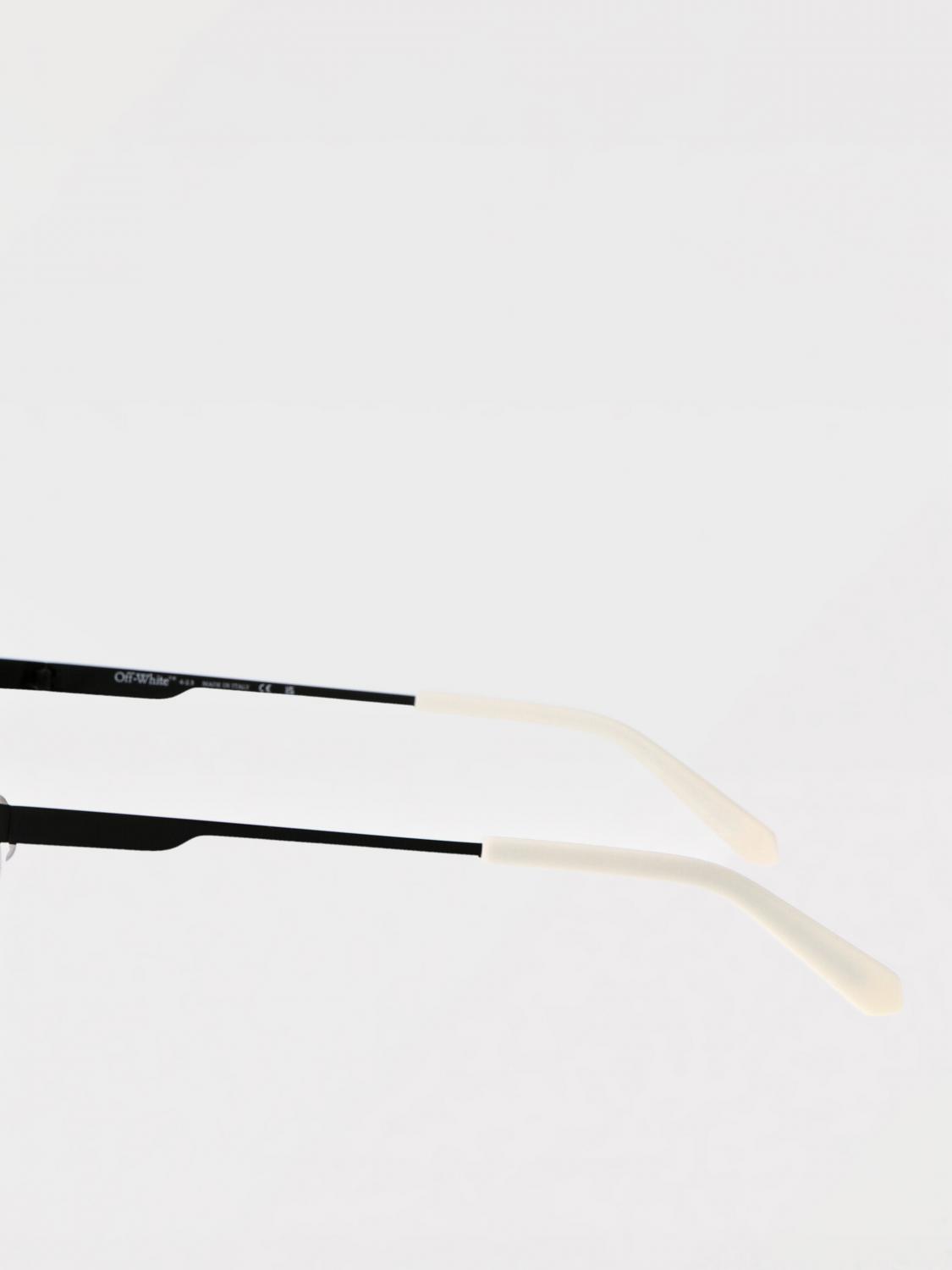 OFF-WHITE OCCHIALI DA SOLE: Occhiali da sole Rimini Off-White in metallo , Nero - Img 4