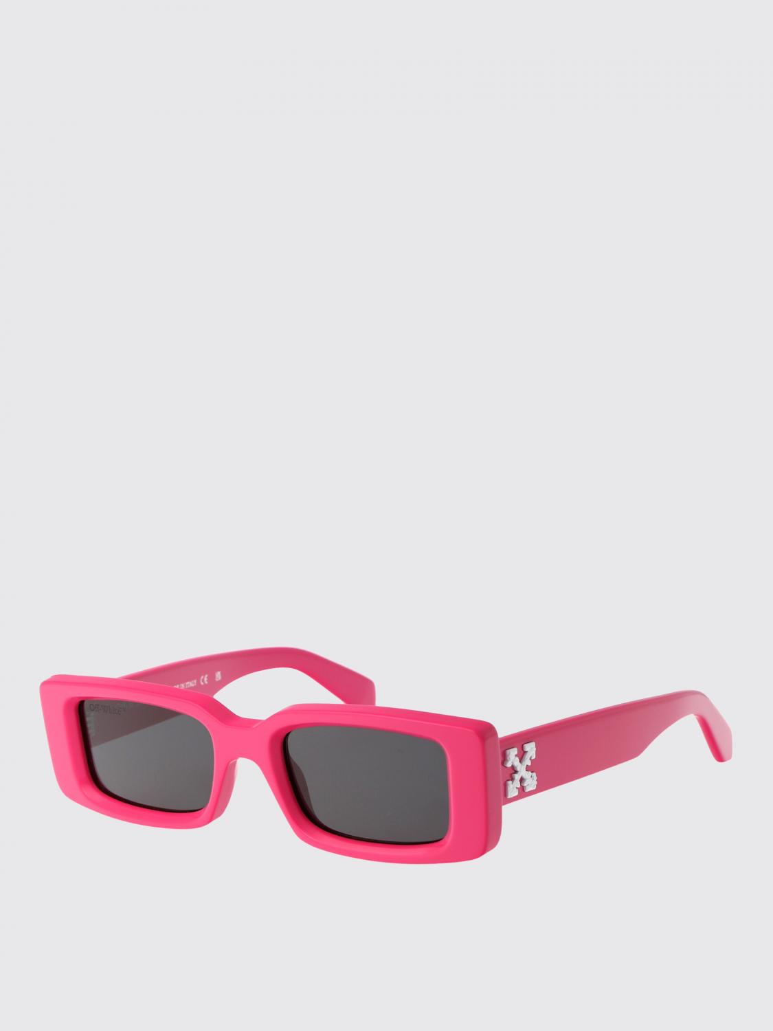 OFF-WHITE OCCHIALI DA SOLE: Occhiali da sole Arthur Off-White in acetato , Rosa - Img 1