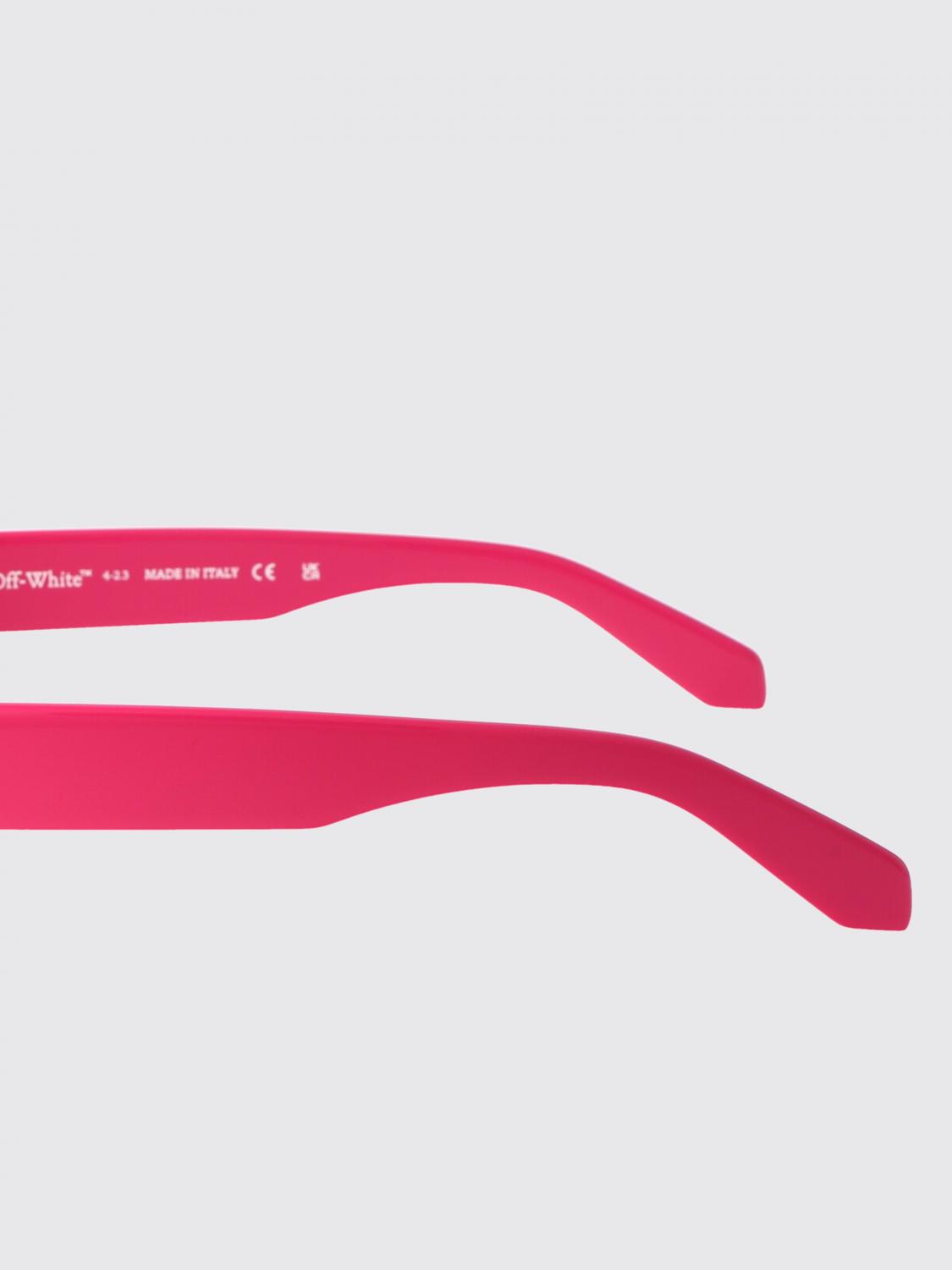 OFF-WHITE OCCHIALI DA SOLE: Occhiali da sole Arthur Off-White in acetato , Rosa - Img 4