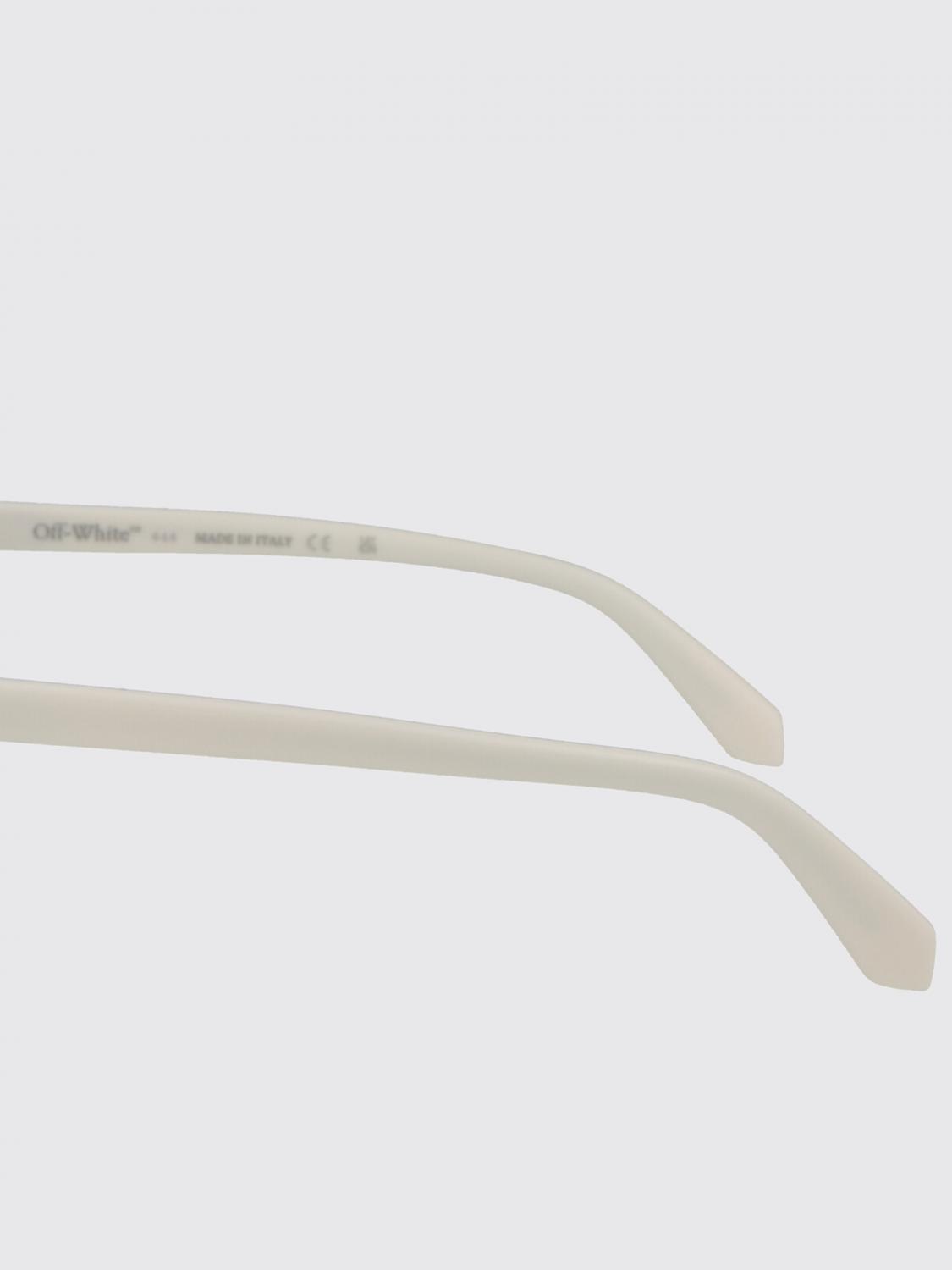 OFF-WHITE OCCHIALI DA SOLE: Occhiali da sole Tucson Off-White in acetato , Bianco - Img 4
