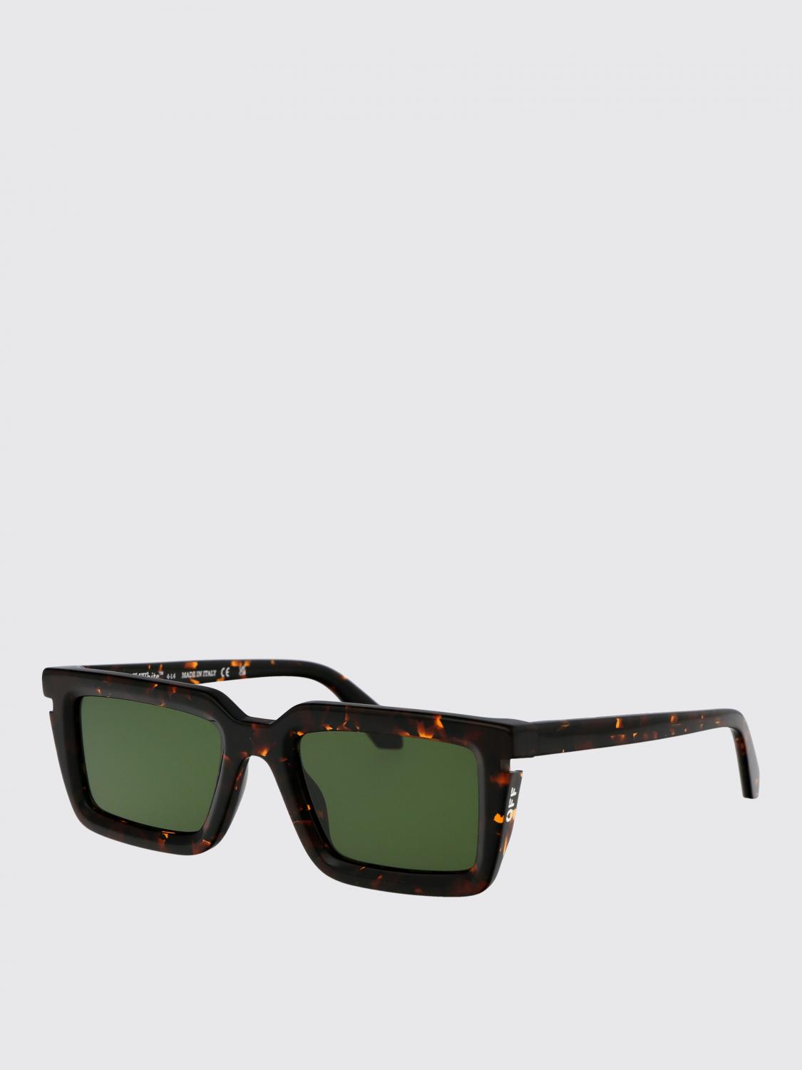 OFF-WHITE GAFAS DE SOL: Gafas de sol Tucson Off-White de acetato, Marrón - Img 1