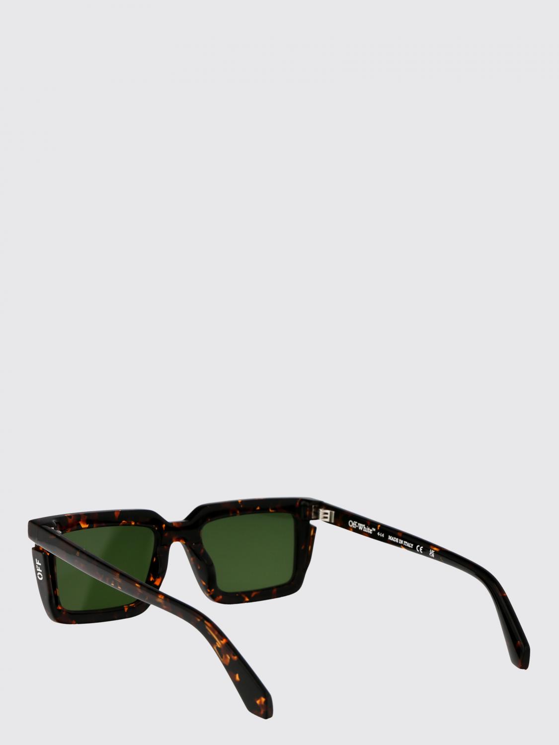 OFF-WHITE GAFAS DE SOL: Gafas de sol Tucson Off-White de acetato, Marrón - Img 3