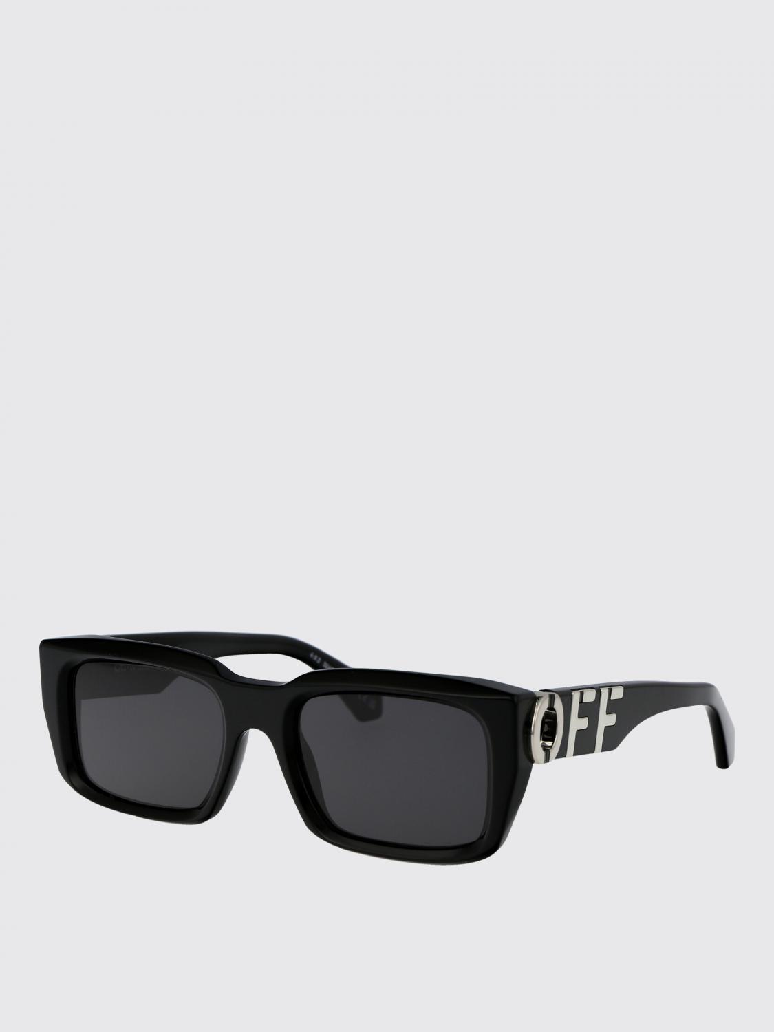 OFF-WHITE OCCHIALI DA SOLE: Occhiali da sole Hays Off-White in acetato, Nero - Img 1