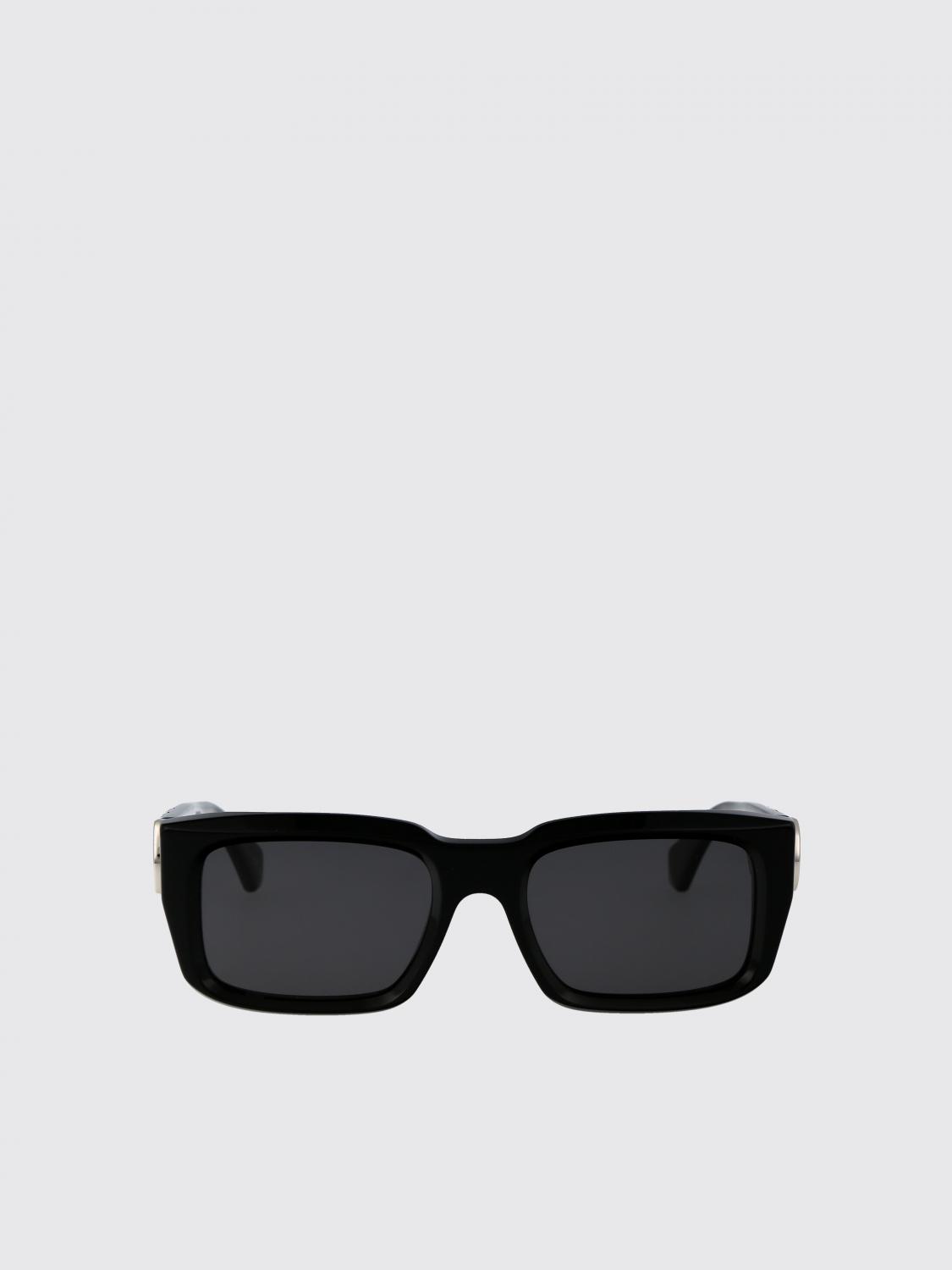 OFF-WHITE OCCHIALI DA SOLE: Occhiali da sole Hays Off-White in acetato, Nero - Img 2