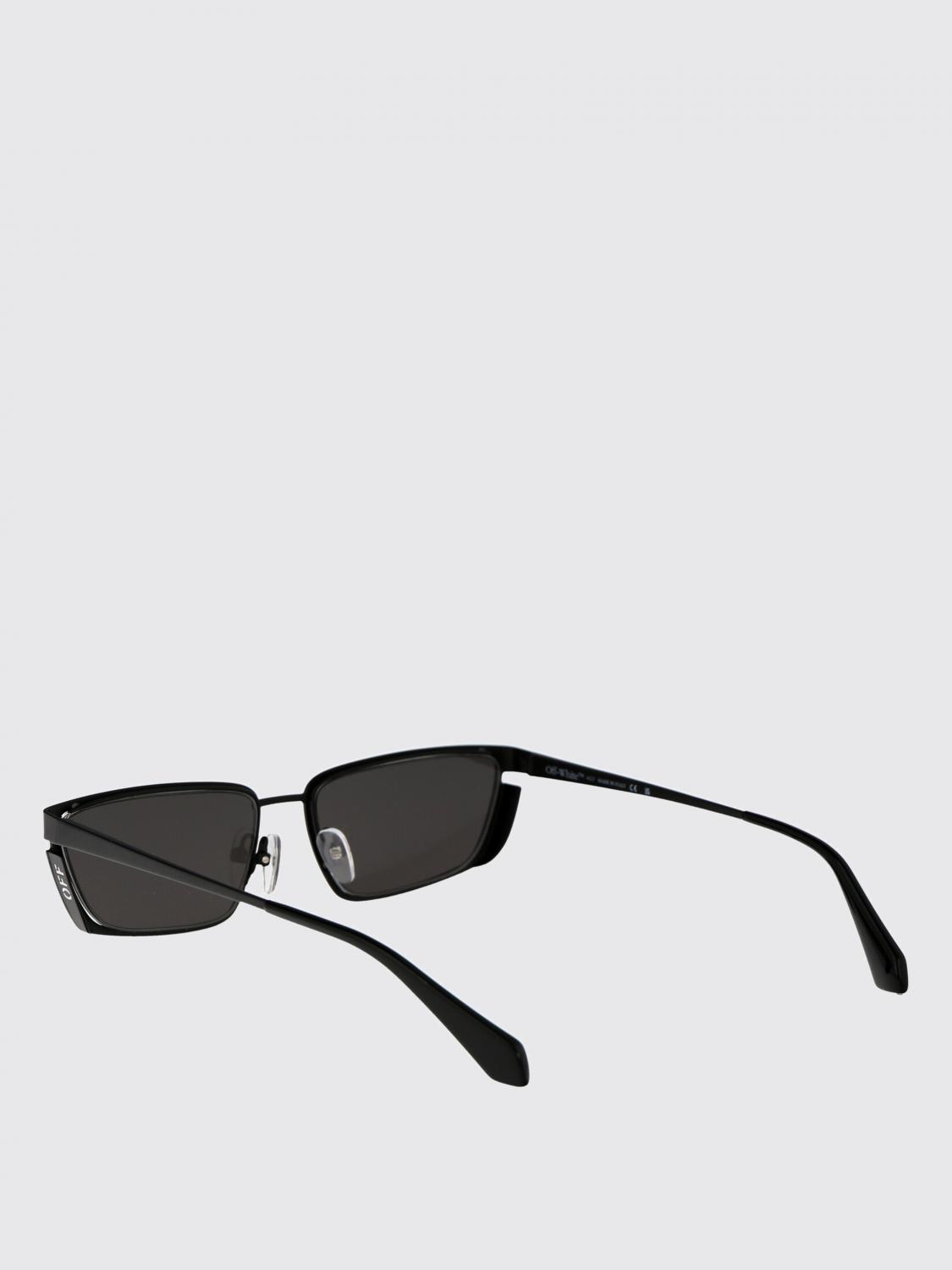 OFF-WHITE OCCHIALI DA SOLE: Occhiali da sole Richfield Off-White in metallo , Nero - Img 3