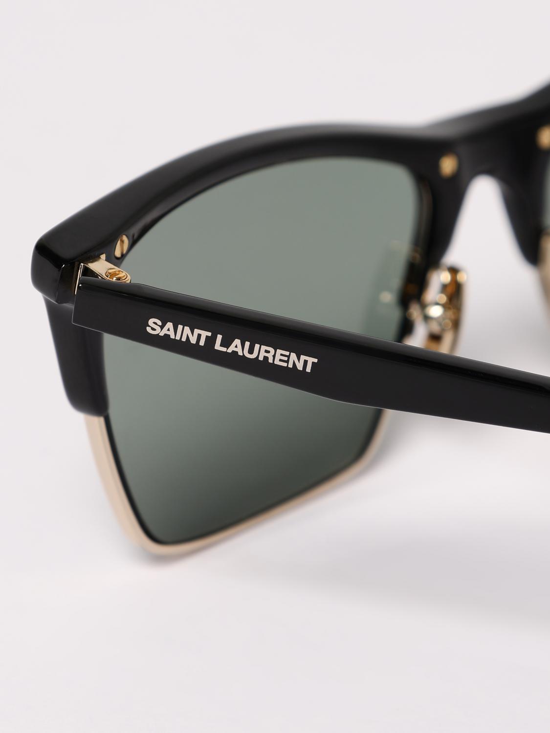 SAINT LAURENT OCCHIALI DA SOLE: Occhiali da sole Wellington Saint Laurent, Nero 1 - Img 5