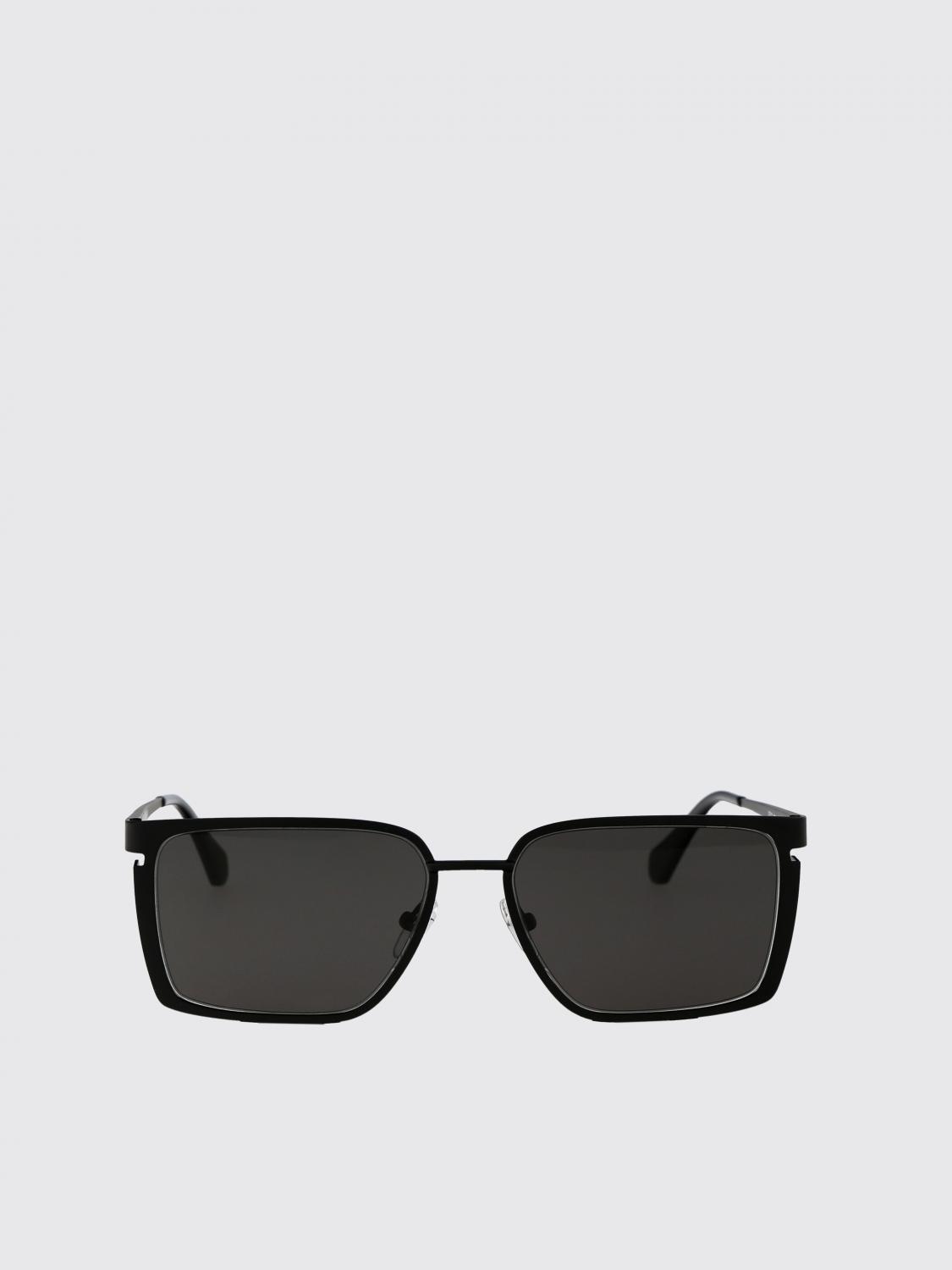 OFF-WHITE OCCHIALI DA SOLE: Occhiali da sole Yoder Off-White in metallo , Nero - Img 2