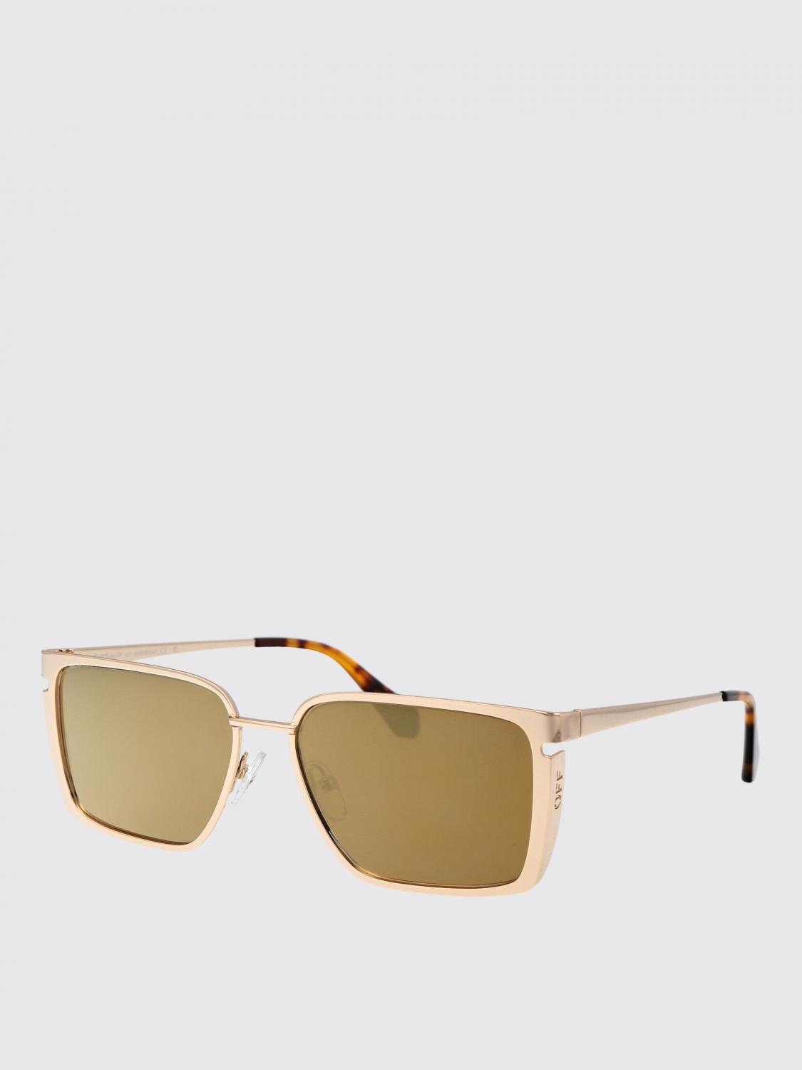 OFF-WHITE SONNENBRILLE: Yoder Off-White Sonnenbrille aus Metall, Gold - Img 1