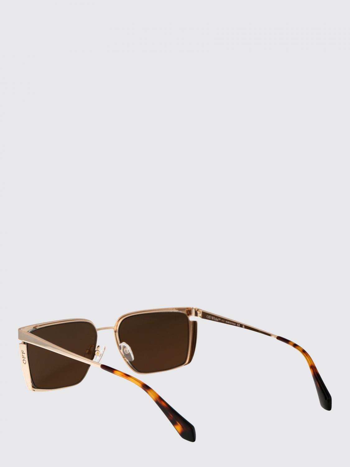 OFF-WHITE SONNENBRILLE: Yoder Off-White Sonnenbrille aus Metall, Gold - Img 3