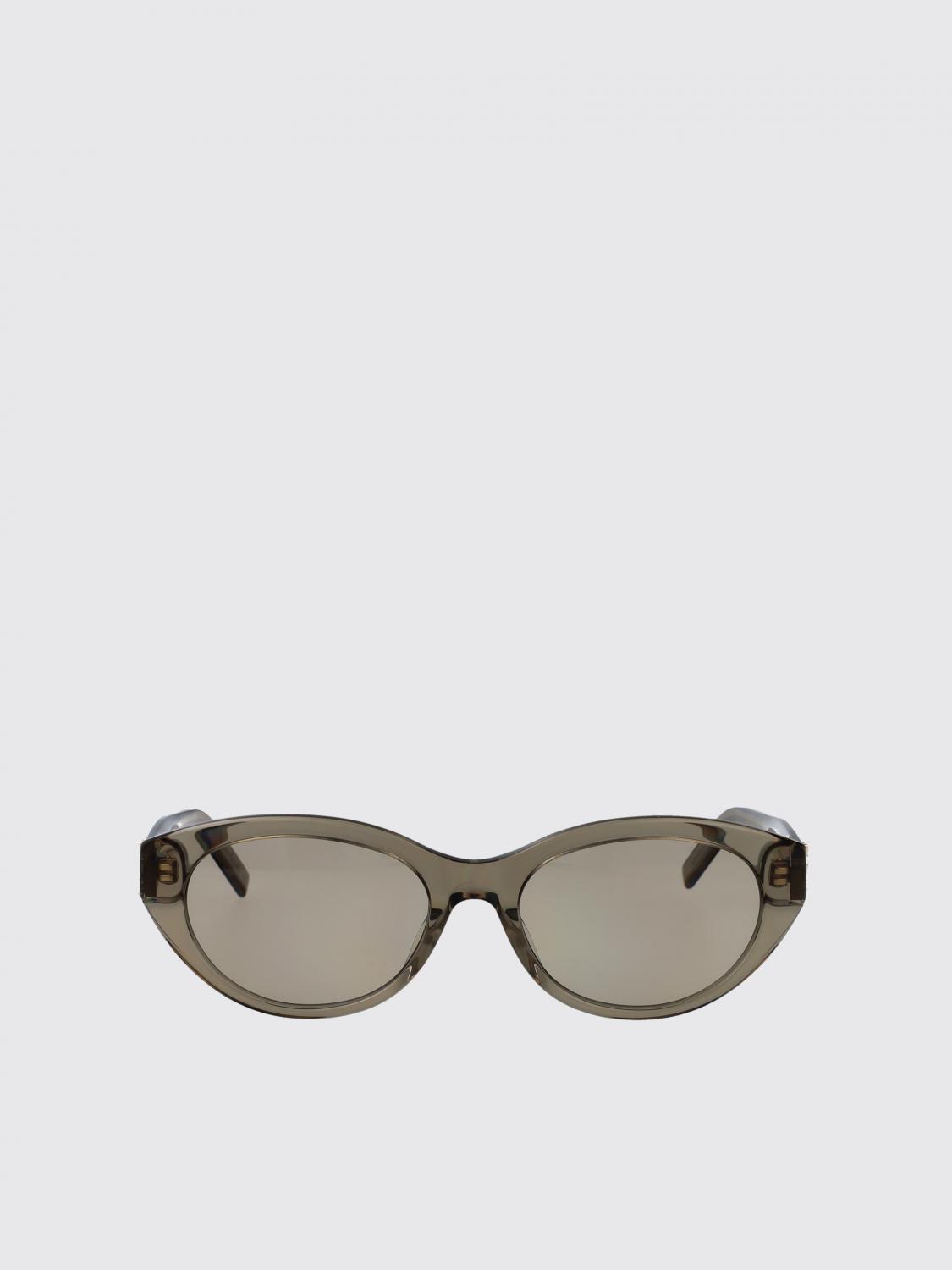SAINT LAURENT OCCHIALI DA SOLE: Occhiali da sole cat-eye arrotondat Saint Laurent, Grigio - Img 2