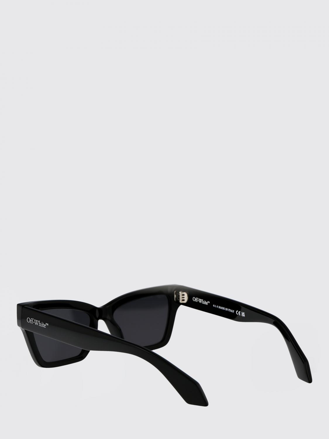 OFF-WHITE OCCHIALI DA SOLE: Occhiali da sole Cincinnati Off-White in acetato , Nero - Img 3