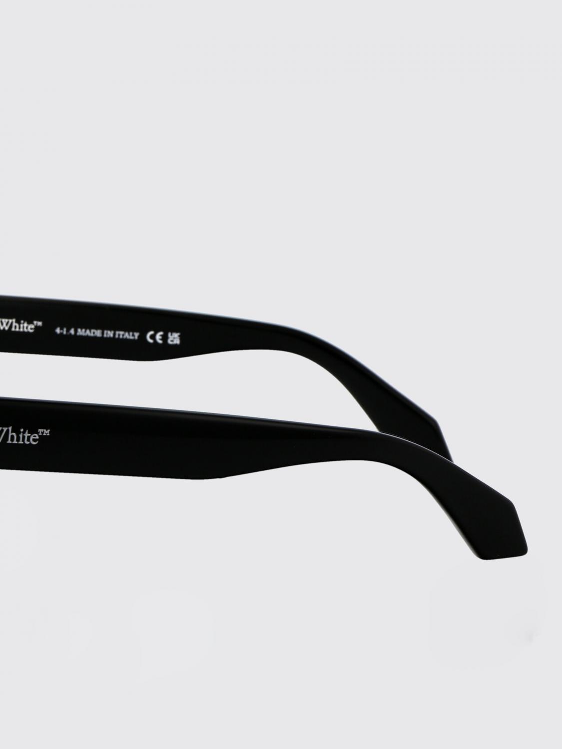 OFF-WHITE OCCHIALI DA SOLE: Occhiali da sole Cincinnati Off-White in acetato , Nero - Img 4