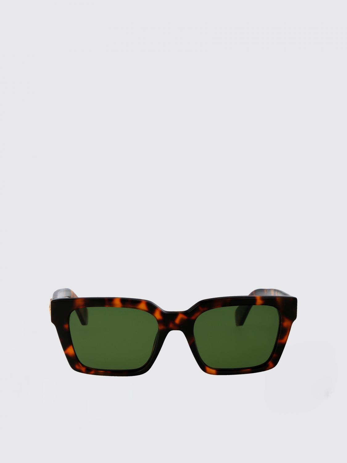 OFF-WHITE OCCHIALI DA SOLE: Occhiali da sole Branson Off-White in acetato , Marrone - Img 2