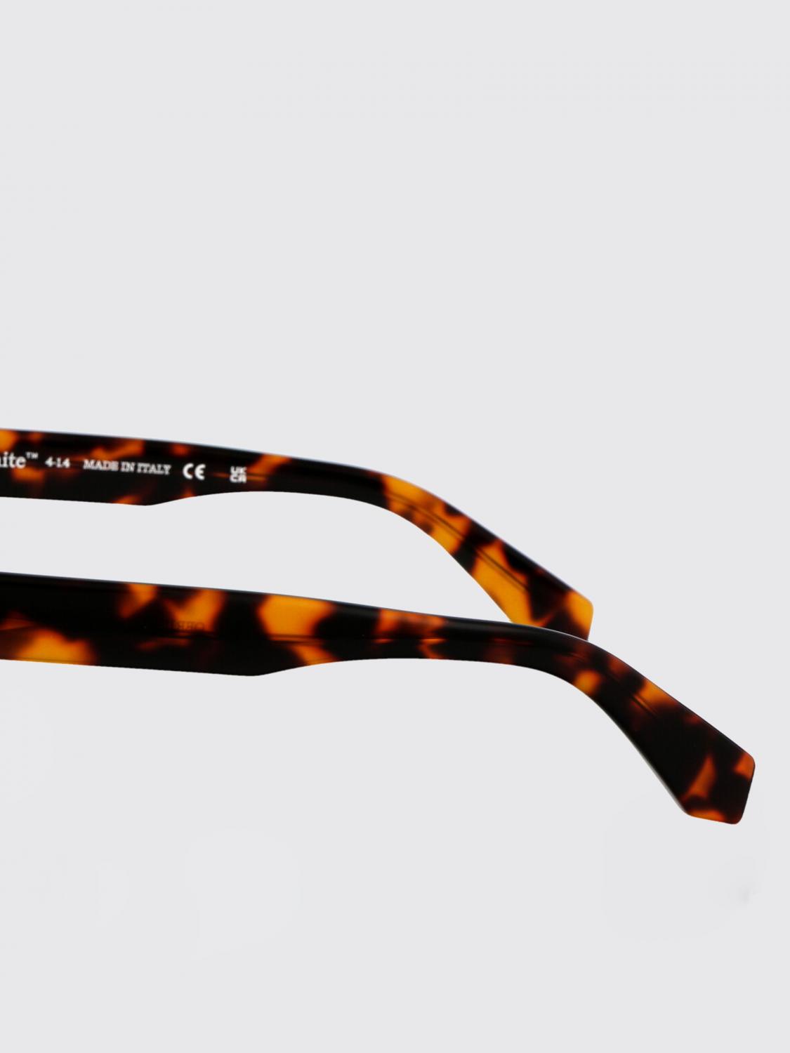 OFF-WHITE OCCHIALI DA SOLE: Occhiali da sole Branson Off-White in acetato , Marrone - Img 4