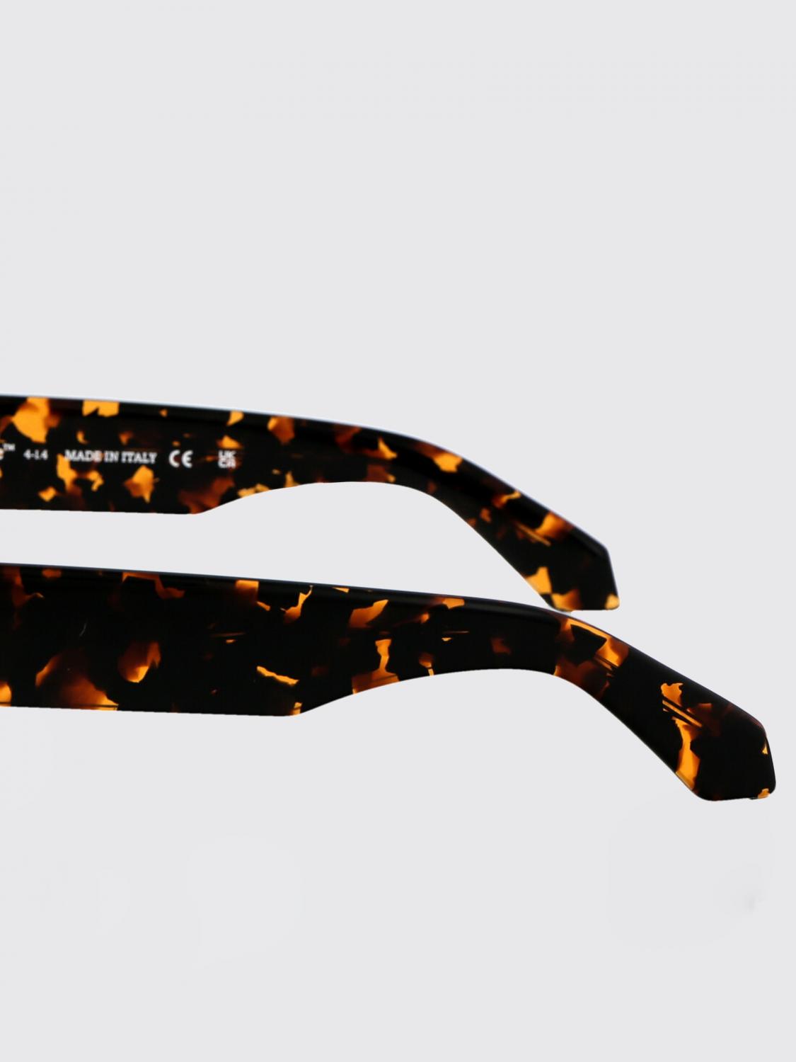OFF-WHITE GAFAS DE SOL: Gafas de sol Greeley Off-White de acetato, Marrón - Img 4
