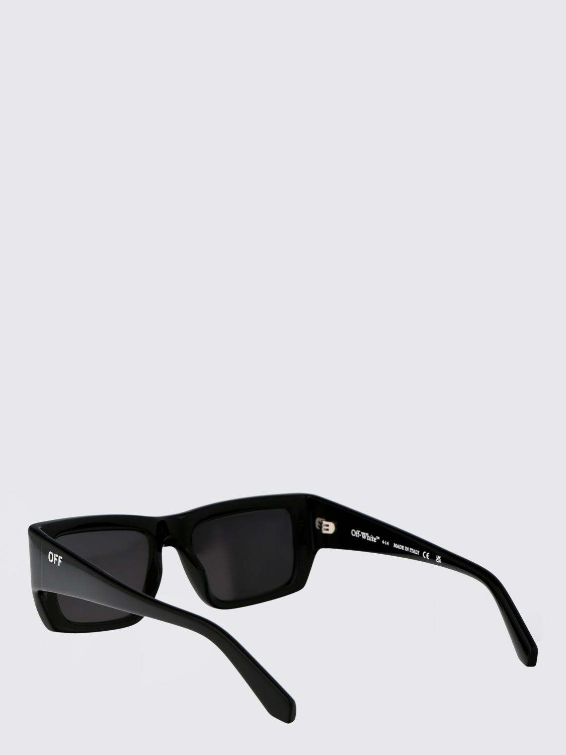 OFF-WHITE OCCHIALI DA SOLE: Occhiali da sole Prescott Off-White in acetato , Nero - Img 3