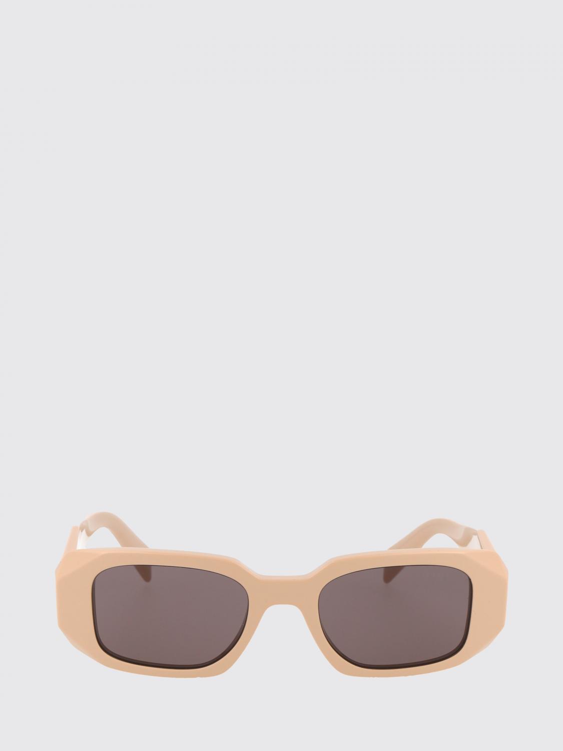 PRADA GAFAS DE SOL: Gafas de sol Prada de acetato con logo, Beige - Img 2