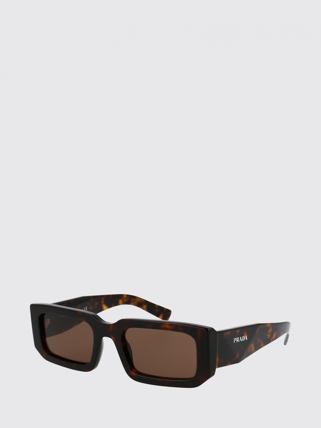 PRADA OCCHIALI DA SOLE: Occhiali da sole 0PR06YS Prada in acetato, Marrone - Img 1