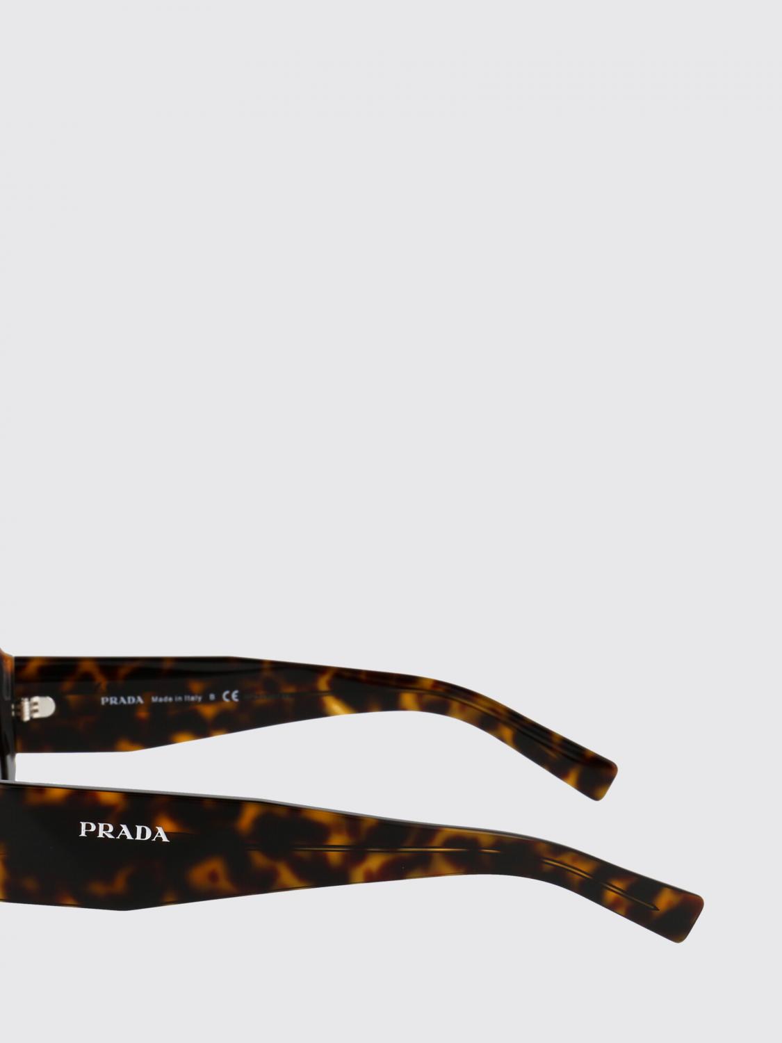 PRADA OCCHIALI DA SOLE: Occhiali da sole 0PR06YS Prada in acetato, Marrone - Img 3
