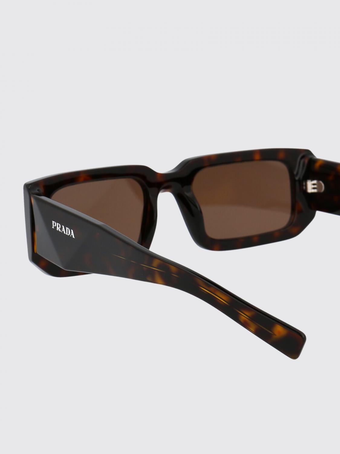 PRADA OCCHIALI DA SOLE: Occhiali da sole 0PR06YS Prada in acetato, Marrone - Img 4