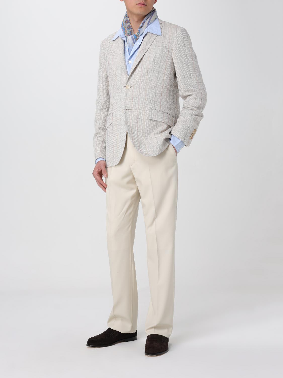 ETRO BLAZER: Jacket men Etro, Beige - Img 2