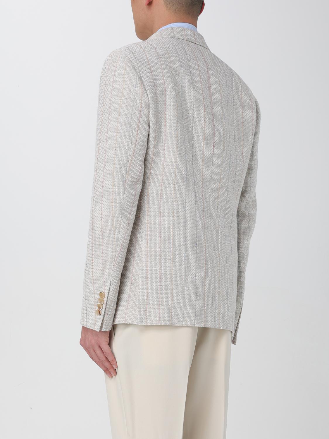 ETRO BLAZER: Jacket men Etro, Beige - Img 3