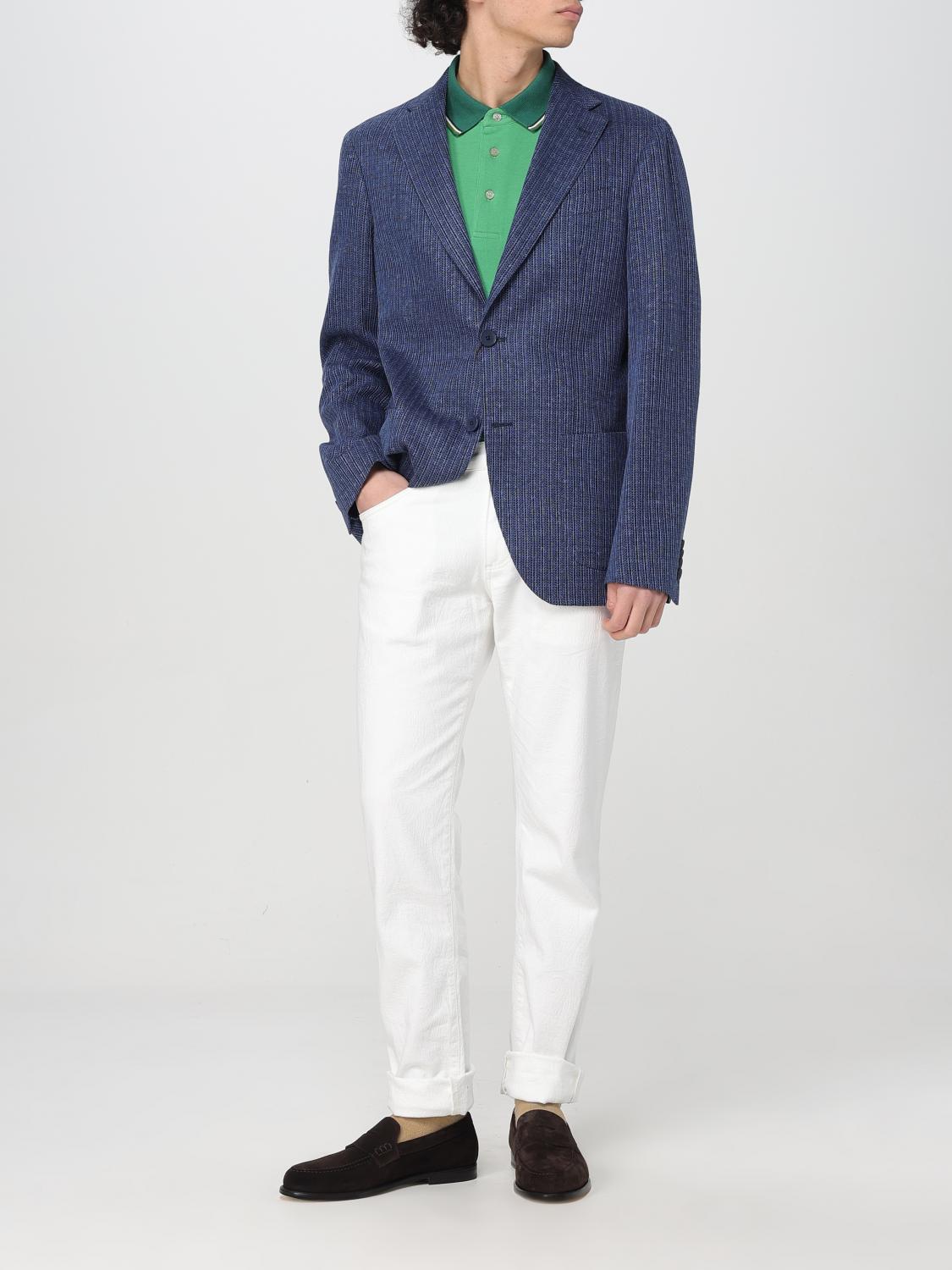 ETRO BLAZER: Jacket men Etro, Blue - Img 2