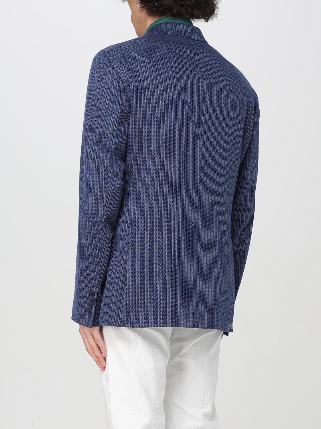 ETRO BLAZER: Jacket men Etro, Blue - Img 3