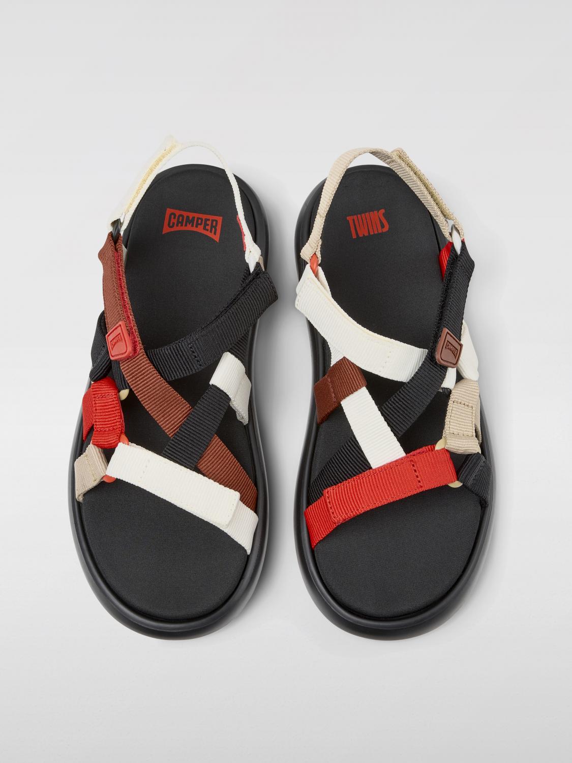 CAMPER SANDALI: Sandalo Twins Camper in PET riciclato multicolor , Fantasia - Img 4