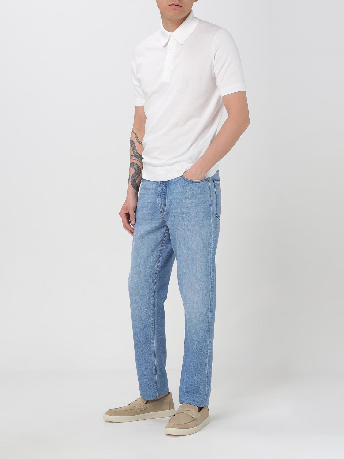 ZEGNA JEANS: Jeans Zegna in denim , Denim - Img 2