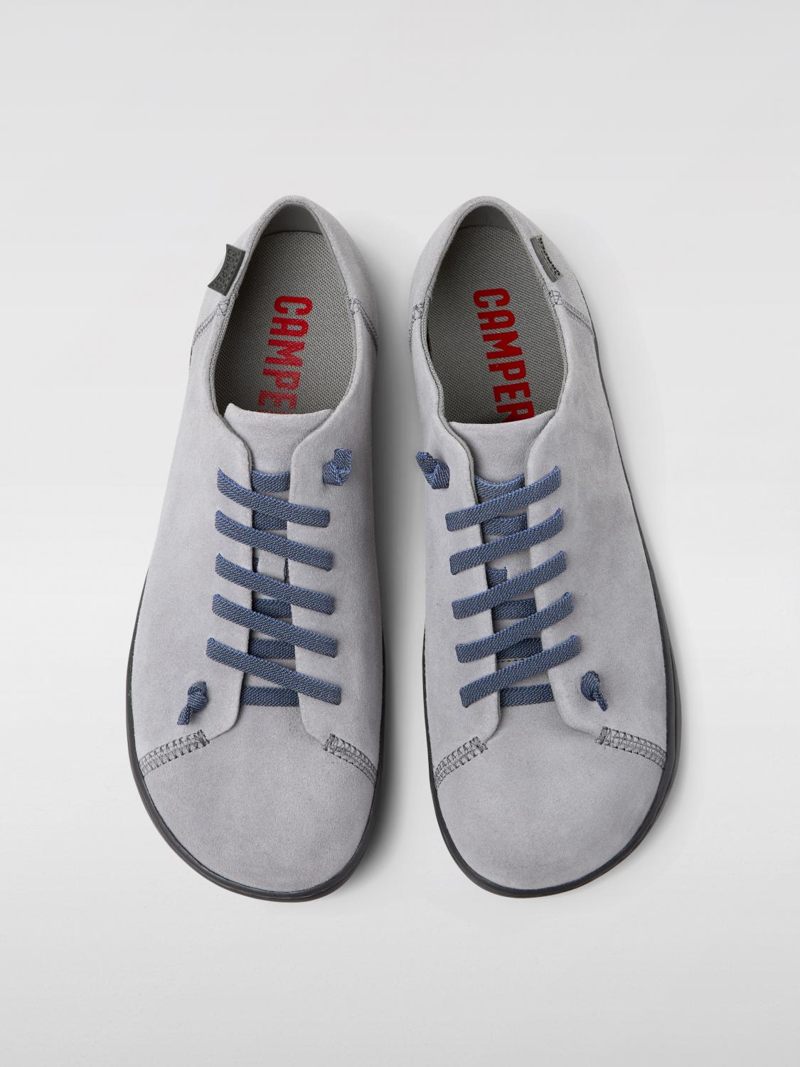CAMPER SNEAKERS: Sneakers Peu Camper in nabuk , Grigio - Img 4