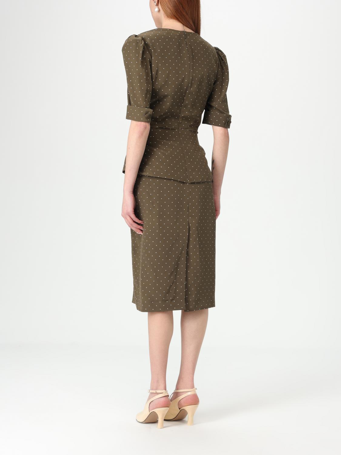 ALESSANDRA RICH KLEID: Kleider damen Alessandra Rich, Grün - Img 2