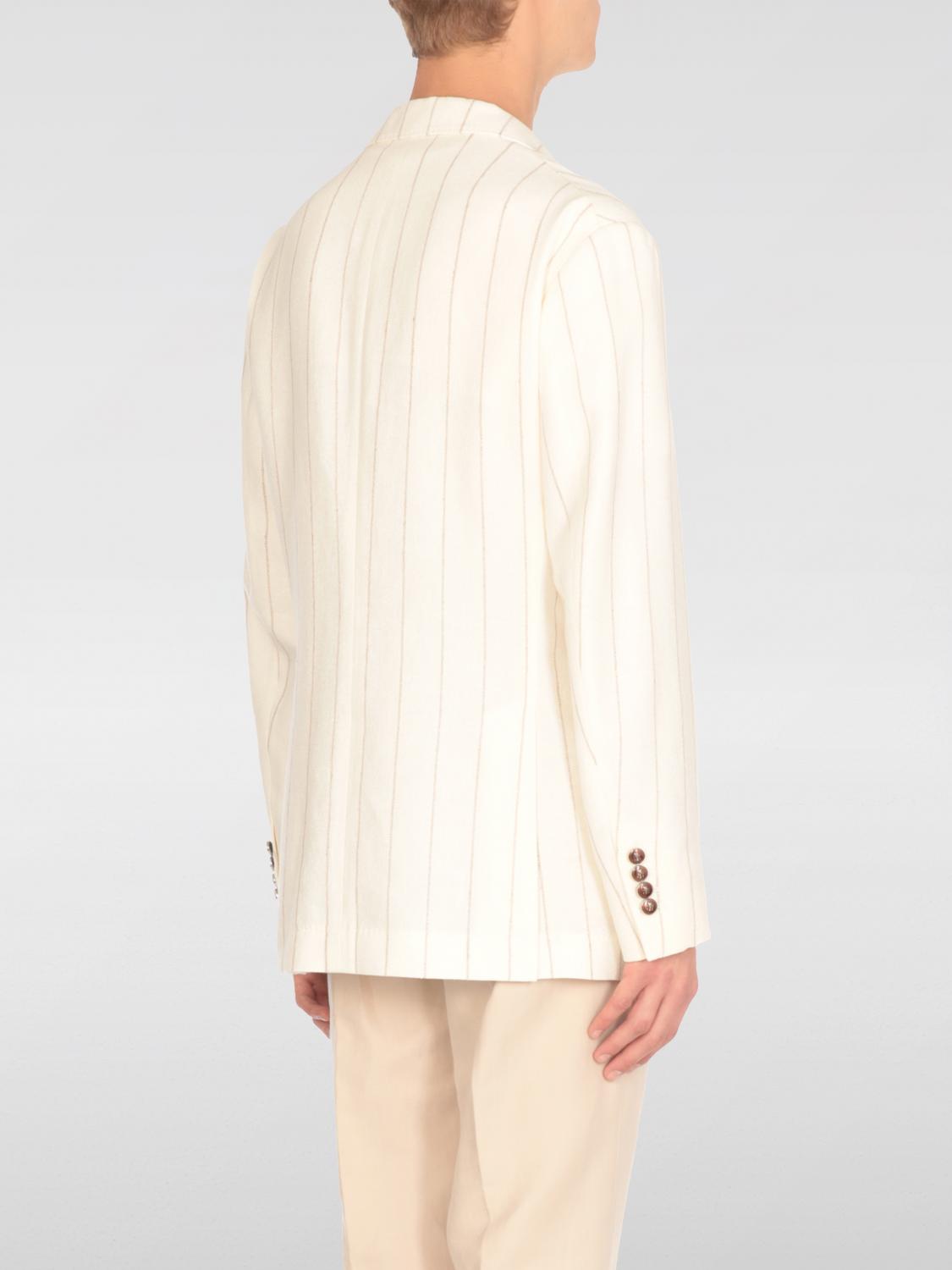 BRUNELLO CUCINELLI BLAZER: Jacket men Brunello Cucinelli, White - Img 3