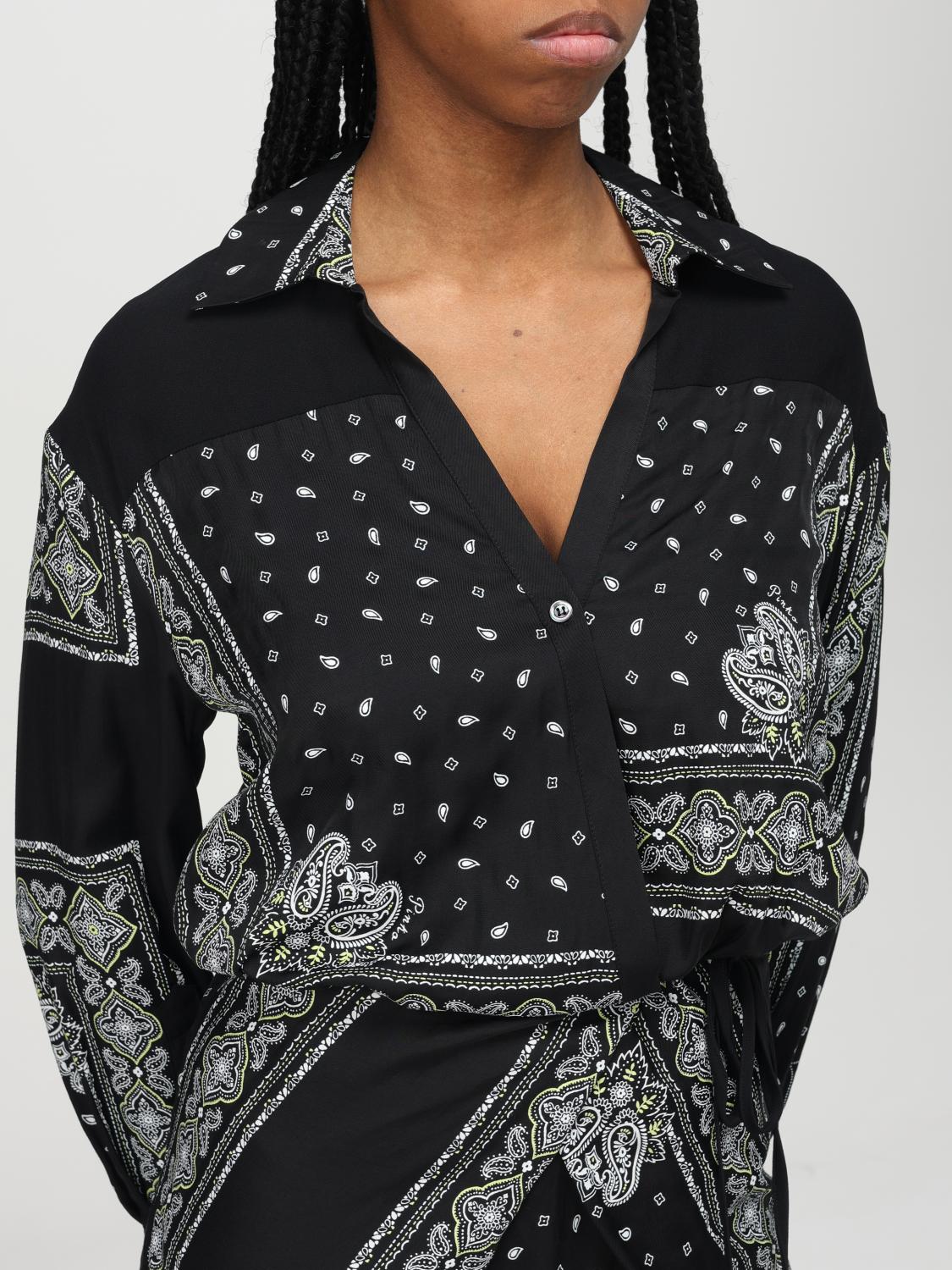PINKO KLEID: Kleider damen Pinko, Schwarz - Img 3