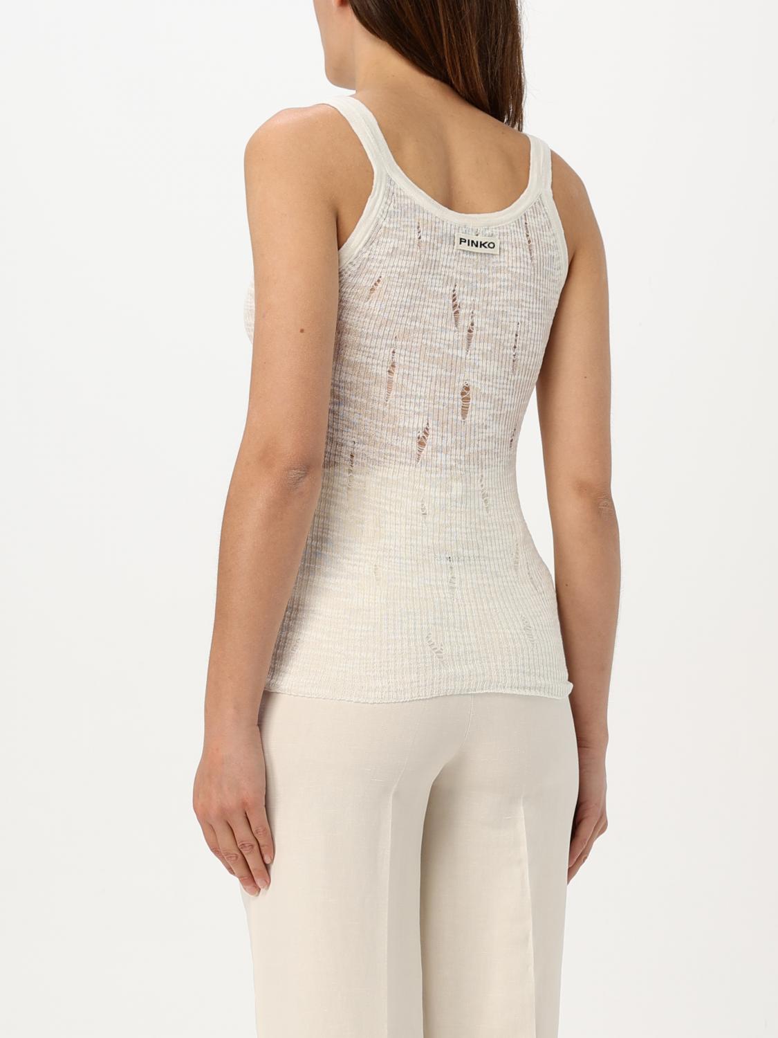 PINKO T-SHIRT: Pullover damen Pinko, Weiß - Img 2
