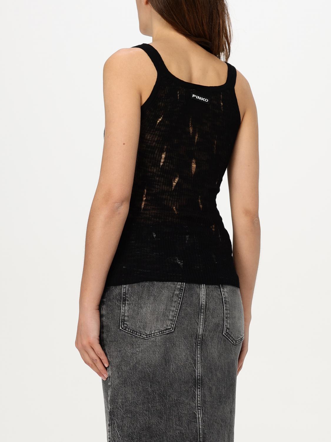 PINKO T-SHIRT: Pullover damen Pinko, Schwarz - Img 2