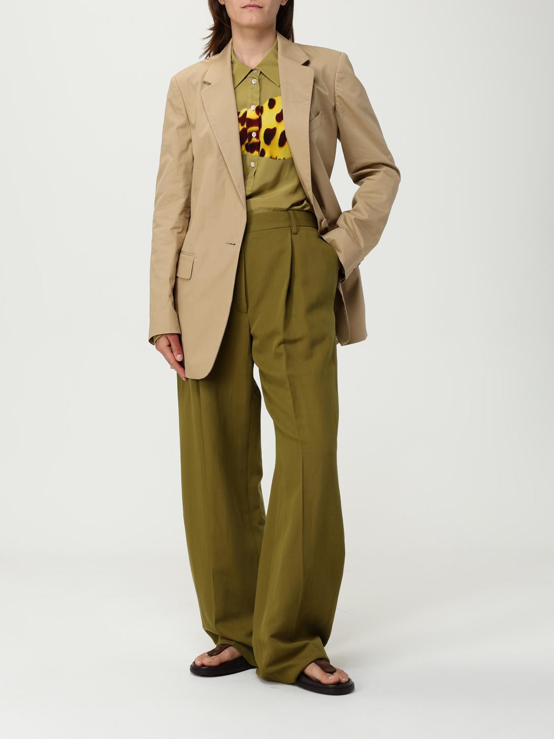 DRIES VAN NOTEN BLAZER: Blazer a monopetto Dries Van Noten, Beige - Img 2