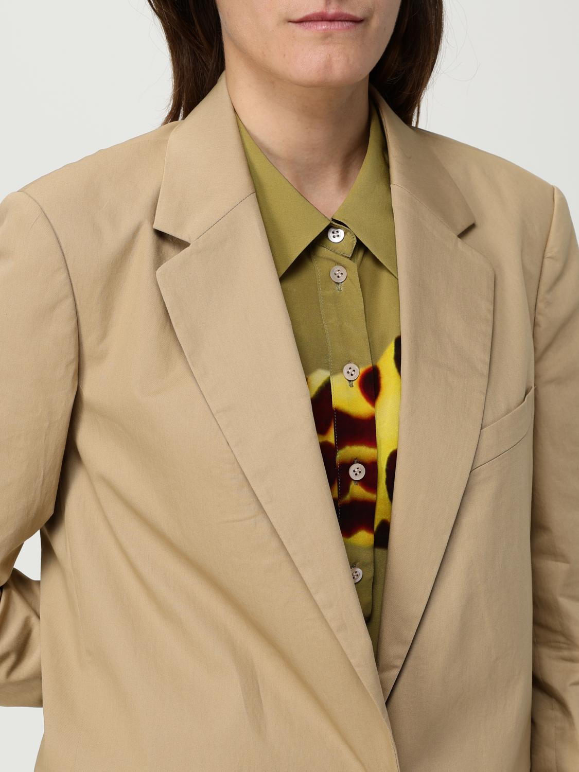 DRIES VAN NOTEN BLAZER: Blazer a monopetto Dries Van Noten, Beige - Img 5